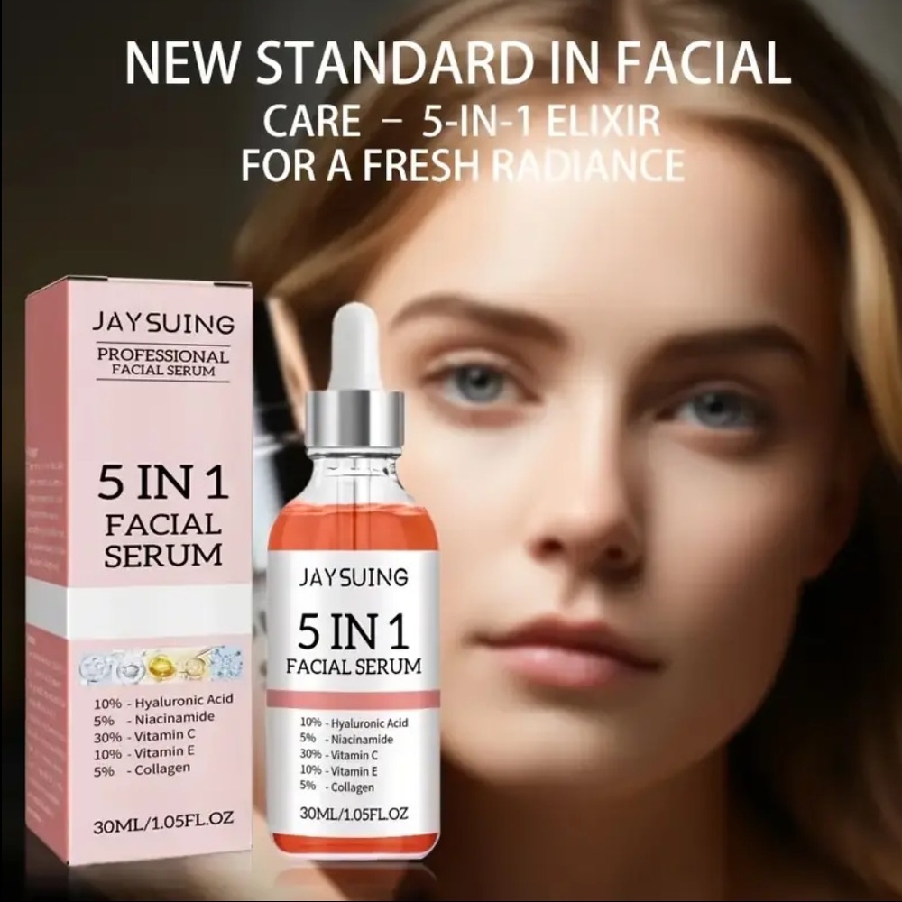 Jaysuing 🪢 NIB! 5 in 1 Facial Serum 30ml